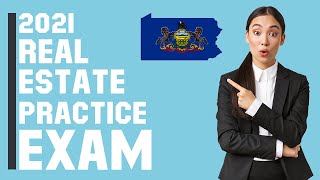 Pennsylvania Real Estate Exam 2021 60 Questions with Explained Answers [upl. by Ekalb]