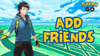 How to Add Friends in Pokemon Go 2024  Include Friends in Pokemon Go [upl. by Assiralc]