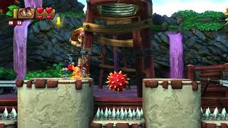 DKC Tropical Freeze 54 Panicky Paddles Secret Exit [upl. by Teleya]