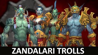 Zandalari Trolls  Horde Allied Race  Cosmetis Armor Sets and Mounts [upl. by Otilegna274]