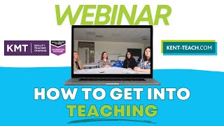 How To Get Into Teaching with a SCITT  KMT Webinar [upl. by Ennirok]