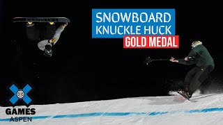 GOLD MEDAL VIDEO Wendy’s Snowboard Knuckle Huck  X Games Aspen 2021 [upl. by Marv]