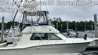 Listing Canceled  Hatteras Sportfishing Yacht [upl. by Lareine]