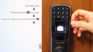 Ultraloq UL3 BT Bluetooth Enabled Fingerprint and Touchscreen Smart Lock User Guide [upl. by Lladnor213]