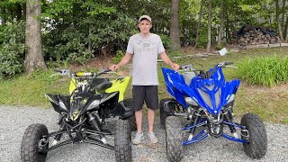 STOCK LT500R Quadzilla VS STOCK 2020 Raptor 700R [upl. by Airdua]