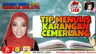 TIP MENULIS KARANGAN CEMERLANG  BAHASA MELAYU TAHUN 4 5 amp 6 FORMAT UPSR [upl. by Nagy]