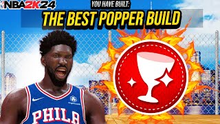 THE BEST 6’9 POPPER BUILD IN NBA 2K24 BEST COMP POPPER BUILD FOR PARK STAGE REC amp PRO AM [upl. by Konstanze]