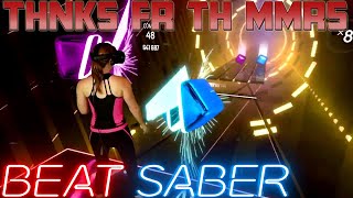 Beat Saber  Thnks fr th Mmrs – Fall Out Boy Expert First Attempt  Mixed Reality [upl. by Centeno966]