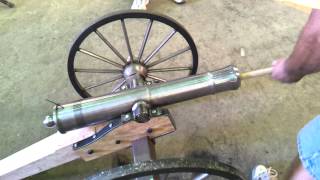 134quot cannon blank test fire [upl. by Elston]