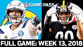 Los Angeles Chargers vs Pittsburgh Steelers Week 13 2018 FULL GAME [upl. by Favata]