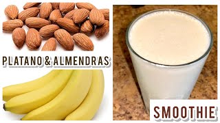 Licuado de Almendras y Platano para Estimular la Inteligencia de tus Niños ✅ recetasfacilesyrapidas [upl. by Attiuqahs]