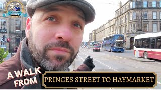 A Walk from Princes street to Haymarket [upl. by Wiggins]