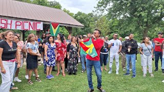 Guyanese in the Park once Again Fyrish Picnic fun food Terry Gajraj [upl. by Avner]