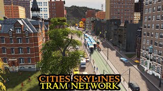 TRAMS  Cities Skylines MEGACITY  Ep 22  4000 Assets amp Mods  City Builder [upl. by Darcia100]