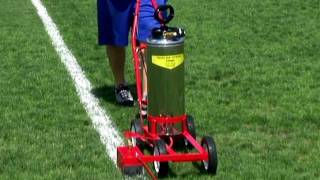 Trueline Model 20 Hand Pump Athletic Field Striper Soccer Football [upl. by Bigler]