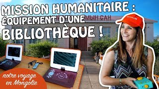 On a visité la bibliothèque à rénover en Mongolie   Vlog Humanitaire Angie maman 20 [upl. by Navoj]