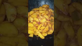 Aloo bhujia recipe 😆🙏 aloobhujiarecipe viralvideoshorts recipe [upl. by Cresida]