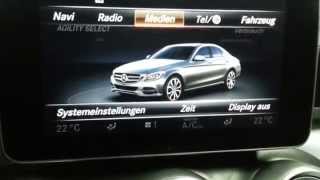 MercedesBenz CKlasse Limousine2014 Burmester SurroundSoundsystem  Ambientebeleuchtung [upl. by Yekram]