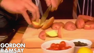 Perfect chips with Chris Moyles  Gordon Ramsay [upl. by Yehudit]