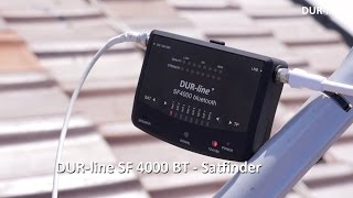 Satfinder  DUR line SF 4000 BT  Bluetooth Satellitenmessgerärt  Sat Meter [upl. by Eiznikam911]