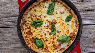 How to Make Tangy Spicy CastIron Skillet Pizza By Rachael [upl. by Larual]