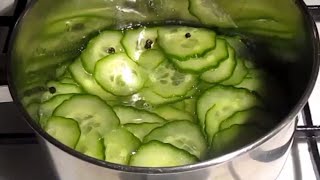 Cornichons au vinaigre  quotpicklesquot newyorkais faits maison  Recette  13 [upl. by Avner]