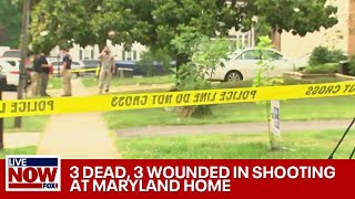 Maryland murders 3 killed 3 wounded by gunfire in Annapolis  LiveNOW from FOX [upl. by Hoisch]