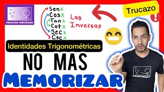 ✅​Como APRENDERSE las 8 IDENTIDADES trigonométricas  en 3 minutos😎​🫵​💯  Trigonometría [upl. by Artair]