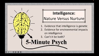 Intelligence Nature VS Nurture [upl. by Edroi669]