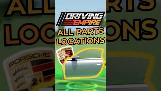 All Parts Location in Porsche 911 Event Driving Empire  RaceLine roblox drivingempire porsche [upl. by Welford]