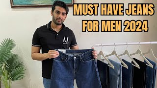 5 MUST HAVE JEANS FOR MEN 2024  JEANS BUYING GUIDE  BUDGET JEANS FOR MEN [upl. by Ainoet]