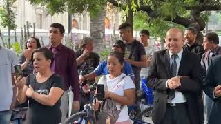 EVANGELIZANDO DESDE EL CENTRO DE SANTIAGO 🇨🇱 PASTOR HUGO ALBORNOZ [upl. by Dorrej294]