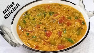 Millet Khichdi Recipe  How to Make Millet Khichdi  Millet Recipes [upl. by Iarised318]