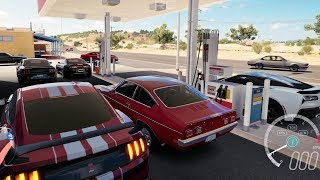 Forza Horizon 3  1000HP RWD Drag Meet  Turbo Chevy Vega C7 Z06 2JZ E24 RX7 Nova amp More [upl. by Catina]