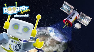 Wie funktioniert eine Satellitenübertragung ESA No3  ROBert erklärt  PLAYMOBIL Kinderfilm [upl. by Erund962]