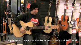 Lag T66ACE Tramontane Electro Acoustic Guitar at Fret Music [upl. by Skricki]