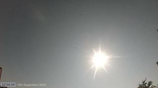 Daytime Sky Time Lapse 19th September 2024 [upl. by Iroj]