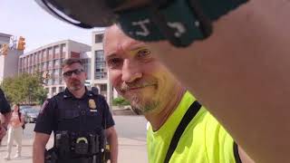 Street preaching at the IUPUI campus in downtown Indianapolis [upl. by Longwood]