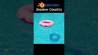 Shadow Caustics In Blender shorts [upl. by Esille]