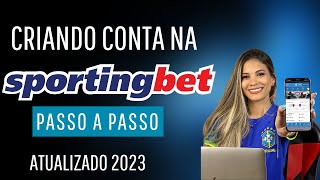 Como criar conta na Sportingbet ATUALIZADO 2023  PASSO A PASSO [upl. by Leff]