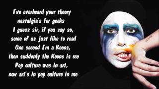 Lady Gaga  Applause Karaoke  Instrumental with lyrics on screen [upl. by Ladiv]