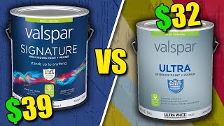 Valspar Ultra vs Signature Which paint should you buy [upl. by Armalda154]