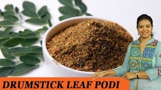 DRUMSTICK LEAF PODI  Mrs Vahchef [upl. by Yenhoj]