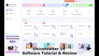 Wondershare UniConverter 14 Software Tutorial amp Review 2022 [upl. by Ajax]