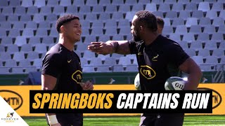 Springboks Captains Run Cape Town  Springboks Training Session [upl. by Gaye839]