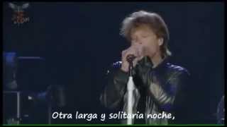 Bon Jovi  Only Lonely  Subtitulado [upl. by Eenahc]