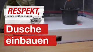 Duschkabine richtig einbauen  toom Werkstatt [upl. by Yltneb]