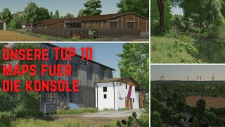 LS22  Unsere TOP 10 Maps für Konsole  1 [upl. by Martelle316]