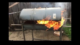 Como Hacer Un Asador Con Un Tambo  barril SENCILLO [upl. by Solegna623]