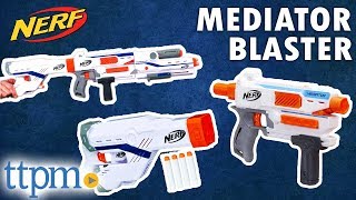 Nerf NStrike Modulus Mediator Blaster REVIEW  Hasbro Toys amp Games [upl. by Aerdnael]